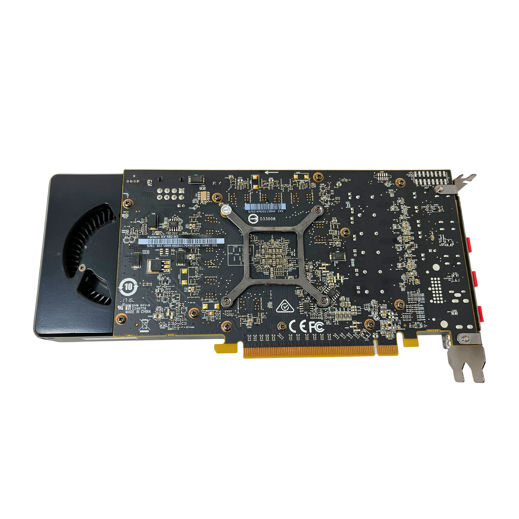MSI Radeon RX 580 8GB GDDR5 3x DisplayPort 1x HDMI PCI-e Video ...